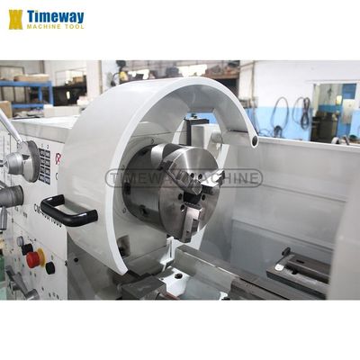 Torno Mecanico de precisão horizontal, máquina de torno manual para usos industriais