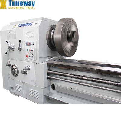 Máquina de torneamento Q-255F 800mm balançar sobre o leito de óleo país torno com grande furo fuso