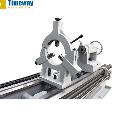 Máquina de torneamento Q-255F 800mm balançar sobre o leito de óleo país torno com grande furo fuso
