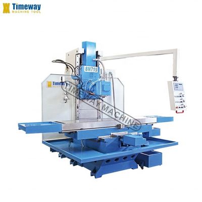 3 eixos BM715 PLC Control Bed Tipo Vertical Universal Milling Machine para Industrial