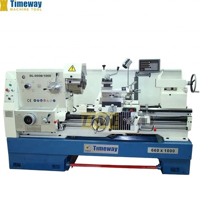 7.5kW motor de fuso Lathe Universal Horizontal com Morse No.5 Tailstock Sleeve Taper