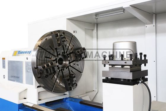 Venda grande balanço horizontal de cama plana máquina de torneamento CNC com Metric 140 Taper Hole