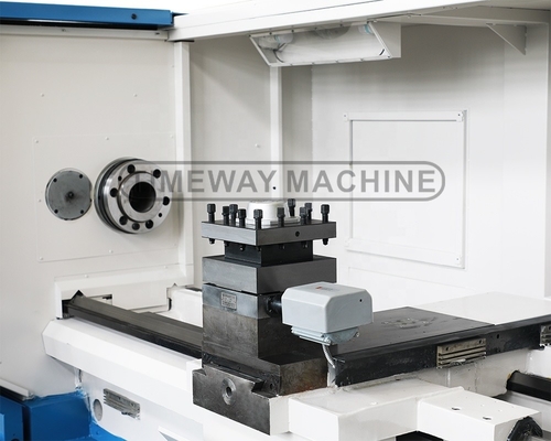 High Precision AK-800B Heavy Duty CNC Horizontal Lathe com precisão de posicionamento de ±0,001mm