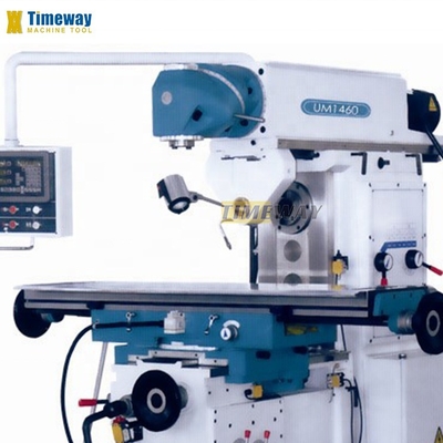 Máquina de fresagem de tipo de joelho universal 2220x1660x2020 Modelo e Turret com cabeça giratória