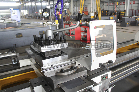 Torno de rosca de tubos de mineração de energia Q-200 550 mm Largura do leito para processo de rosca suave