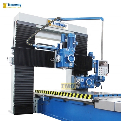 3200 KG Peso Máquina de fresagem de tipo ponte de coluna dupla com 2000/3000/4000 Z-Axis Travel