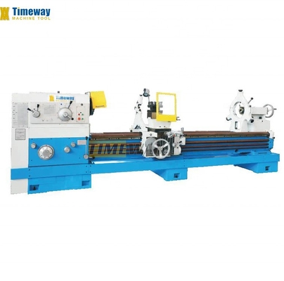 Torno horizontal de trabalho pesado métrico 120 espinha cónica 660mm Max. Balanço sobre deslizamento cruzado