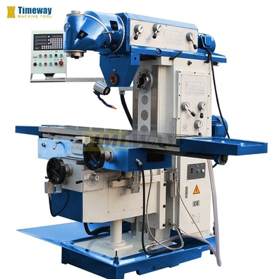 Máquina de fresagem universal de cabeça giratória tipo joelho com 1100x 320x450 mm de viagem de mesa