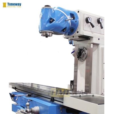 Máquina de fresagem universal de cabeça giratória tipo joelho com 1100x 320x450 mm de viagem de mesa