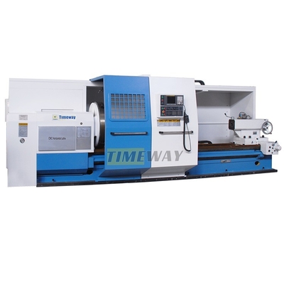 Máquina de torno CNC de cama plana de 1640 mm com peso de 9800 kg e requisitos do cliente