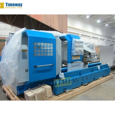 Máquina de torno CNC de cama plana de 1640 mm com peso de 9800 kg e requisitos do cliente