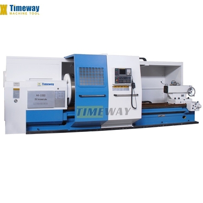 Máquina de torno CNC de cama plana de 1640 mm com peso de 9800 kg e requisitos do cliente