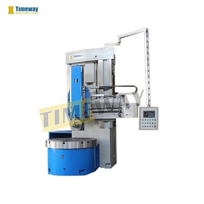 Tabela de trabalho de velocidade 1600mm Máquina de torno vertical de coluna única para peça de trabalho comprimento 1400mm