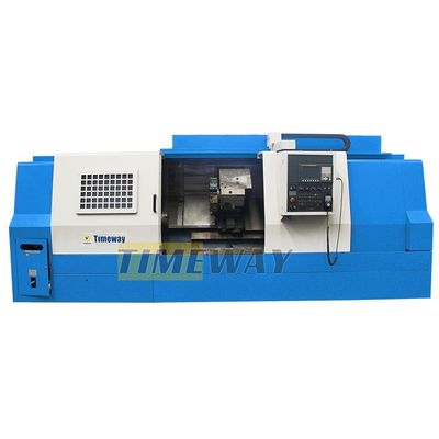Lojas de reparação de máquinas Máquina de torno inclinada com furo de fuso de 62 mm e cauda hidráulica