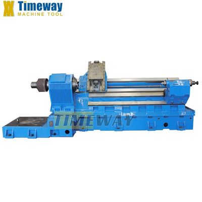 Lojas de reparação de máquinas Máquina de torno inclinada com furo de fuso de 62 mm e cauda hidráulica
