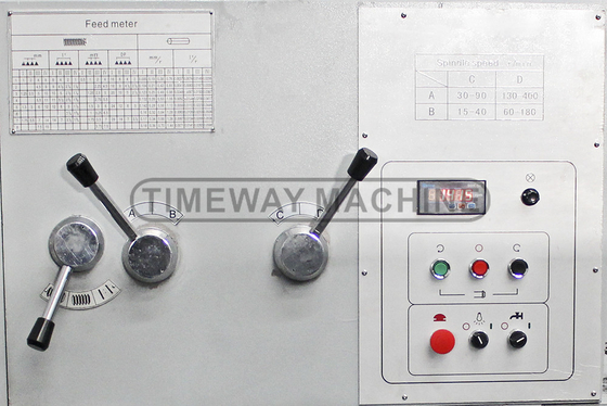 Máquina de torno de fios de tubos de metal Q-280F para usinagem manual de óleo de campo de função completa