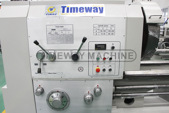 Máquina de torno de fios de tubos de metal Q-280F para usinagem manual de óleo de campo de função completa