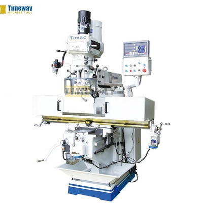 0-400 mm Distância entre o fuso e a mesa Máquina de fresagem de torre para trabalho de alta precisão