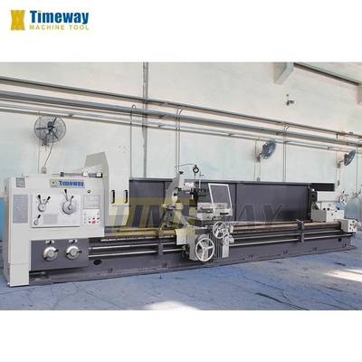 Máquina de torneamento manual de série AL de trabalho pesado de torneamento de metal com capacidade de carga de 6000 kg