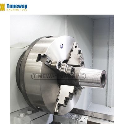 Max. 1250mm Serrando Single Spindle Multifuncional CNC Torno com 730mm de comprimento girado