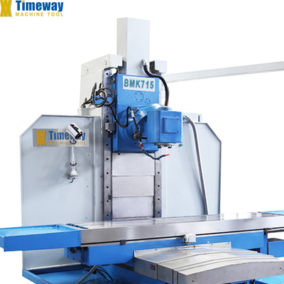 Máquina de fresagem de alta precisão BMK715 CNC de tipo cama com peso competitivo e 7300 kg