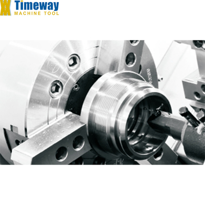 210 mm Viagem X Eixo CK-32 Máquina de torno CNC Para Metal Slant Bed Torno 2700 KG Peso