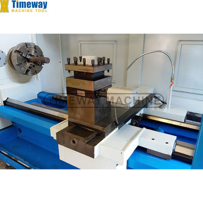 Máquina de torno horizontal de alta precisão CNC AK1000 com 420 mm de viagem no eixo X