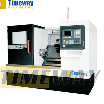 Estrutura do torno inclinado CK-45 Máquina de torno CNC para metal Max.swing sobre o leito 500mm