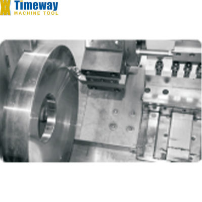 Estrutura do torno inclinado CK-45 Máquina de torno CNC para metal Max.swing sobre o leito 500mm