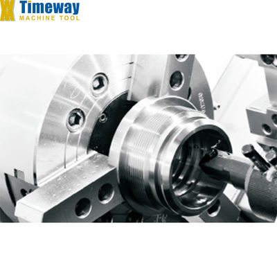 Estrutura do torno inclinado CK-45 Máquina de torno CNC para metal Max.swing sobre o leito 500mm