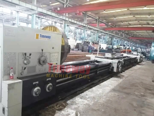 Metric 140 Torno manual com buraco cônico para peças de aço de até 12000 mm por Timeway