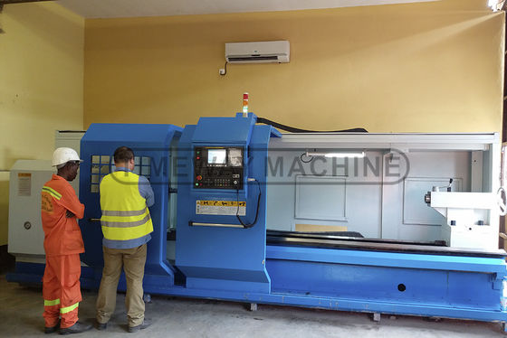 Máquina de perfuração de moagem de torneamento de metal AK-1000 Torno CNC de cama plana com alta rigidez