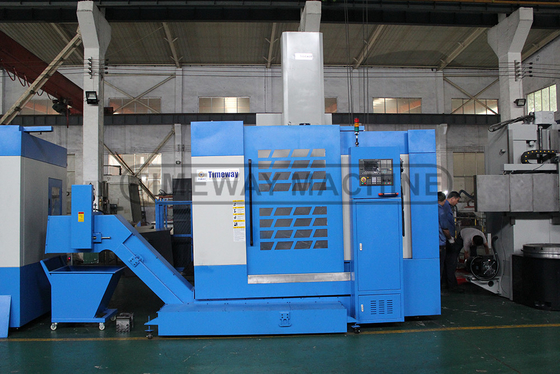 Alta precisão VLK800E Torno CNC vertical de 800 mm Precisão de posicionamento de viagem ± 0.01
