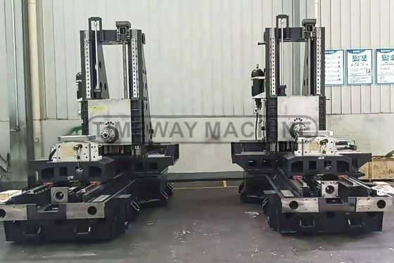 24 Revista de ferramentas Capacidade de alta precisão Centro de usinagem CNC horizontal de quatro eixos