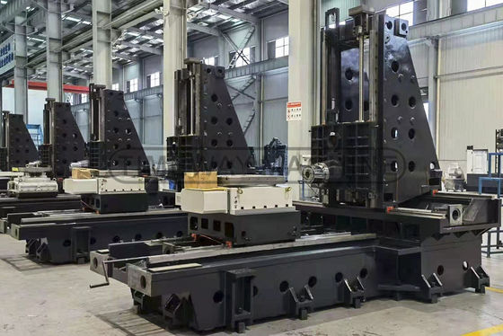 24 Revista de ferramentas Capacidade de alta precisão Centro de usinagem CNC horizontal de quatro eixos