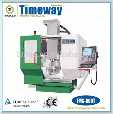 Sistema chinês GNC61CNC Centro de usinagem vertical de 5 eixos para produção de peças de trabalho complexas