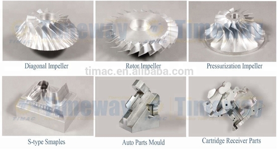 Sistema chinês GNC61CNC Centro de usinagem vertical de 5 eixos para produção de peças de trabalho complexas