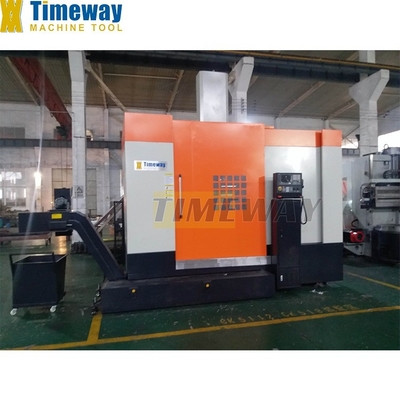 Máquina de torno vertical de coluna única com 1000 mm de viagem no eixo Y e 1000 mm de altura máxima