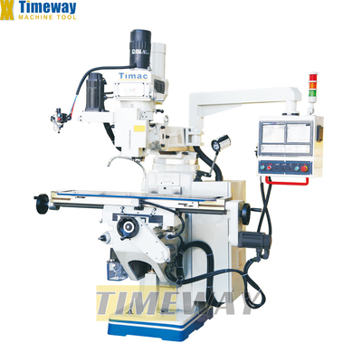 Indústria CNC Metal Vertical Universal Torreta Fresadora KTM230 com ângulo de rotação de ±90°