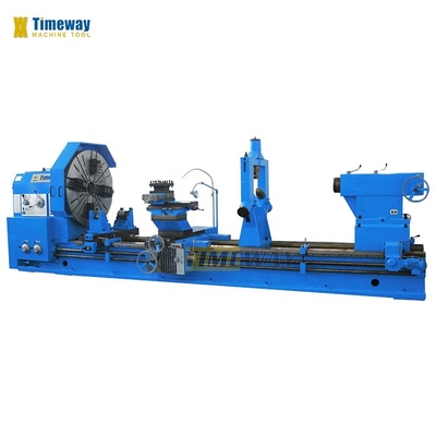 Torno de torneamento horizontal manual de alta capacidade para peças de trabalho até 11800 mm