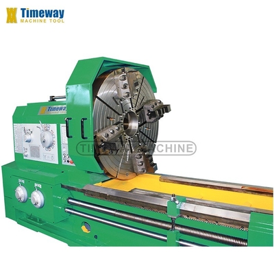 Torno de torneamento horizontal manual de alta capacidade para peças de trabalho até 11800 mm