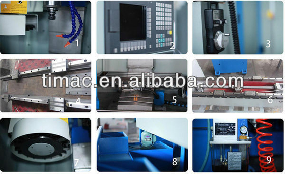 24 Revista de ferramentas Capacidade VMC400 Centro de usinagem vertical com 2,2 kW de alta precisão