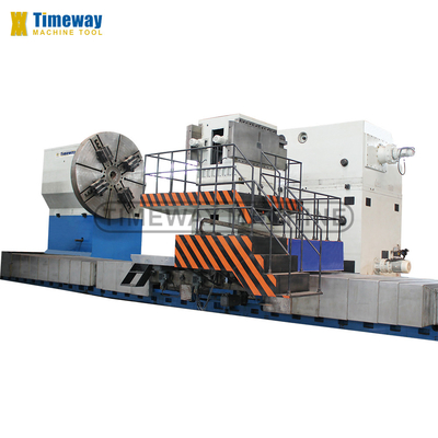 Máquina de processamento de metais AK-2200H Torno CNC de trabalho pesado com 725mm X Axis Travel