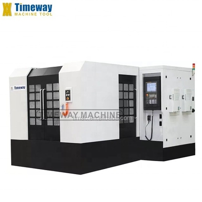 Centro de máquinas CNC horizontal com centro de usinagem de mesa de câmbio 7.5/11kw