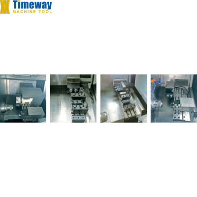 Leito inclinado horizontal Torno CNC AK-40P 3000x1545x1720mm Fuso de torneamento