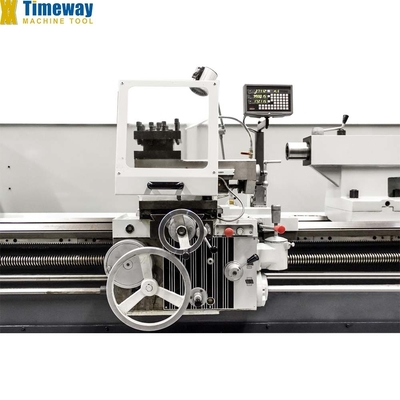 AL-1000 Máquina de torno horizontal de trabalho pesado para metal com perfuração óptima do fuso 100 mm