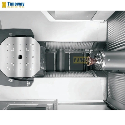 Carga de mesa máxima de 600 kg Centro de usinagem CNC horizontal de alta precisão para metais