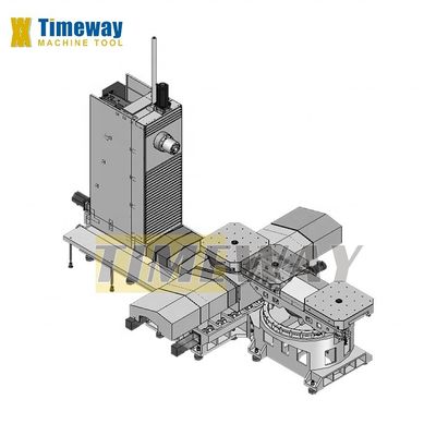 Centro de máquina horizontal multifuncional com eixo X/Y/Z e velocidade de alimentação 1-5000 mm/min