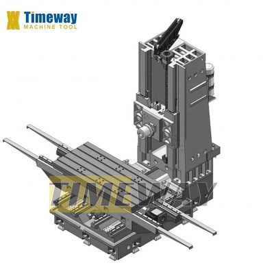 Centro de máquina horizontal multifuncional com eixo X/Y/Z e velocidade de alimentação 1-5000 mm/min