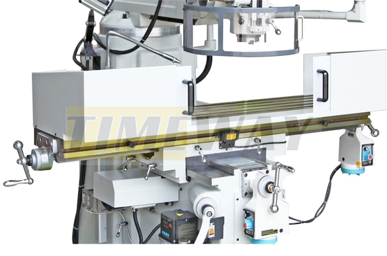 Máquina de fresagem de torreta M300A com 380mm Table Travel Z e 127mm Spindle Quill Travel